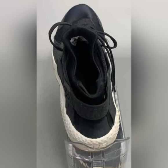 Nike Air Huarache Run Premium Women's Wolf Grey Black Sneakers Size 11 Used $237 - Picture 7 of 9